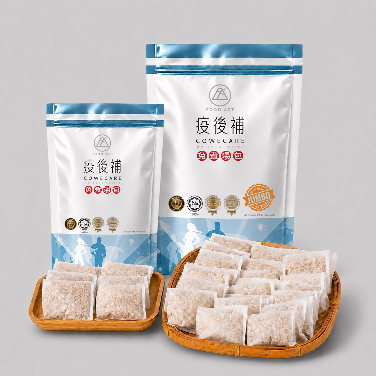 Cowecare 疫後補 包裝同湯包