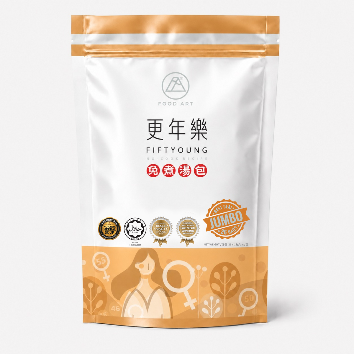 Fiftyoung 更年樂 實惠裝正面